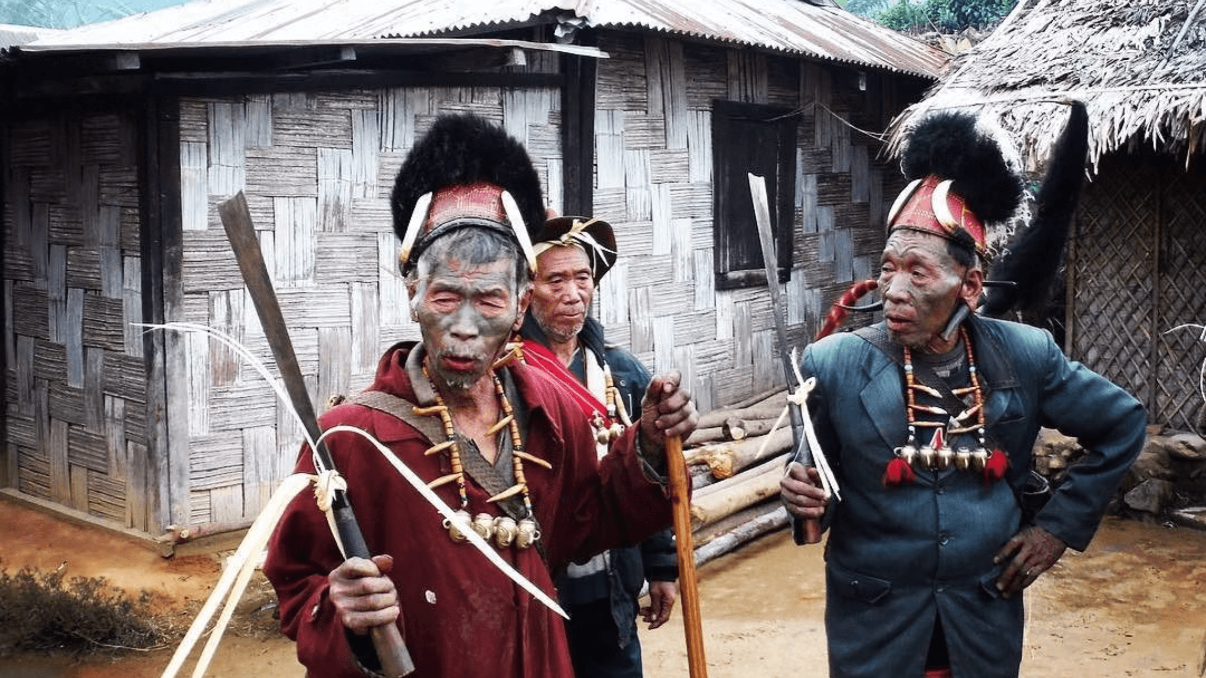 Konyak Headman with Tattoos