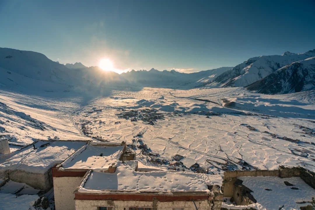 Alpine meadows with Himalayan backdrop