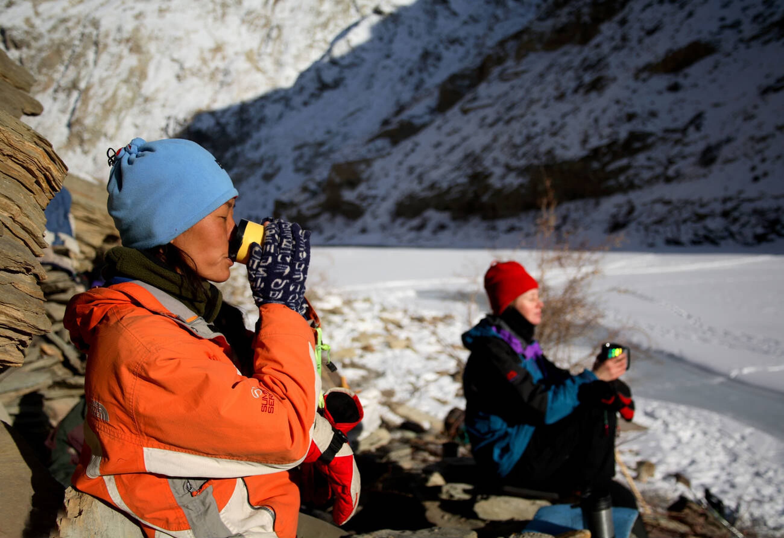 Alpine meadows with Himalayan backdrop