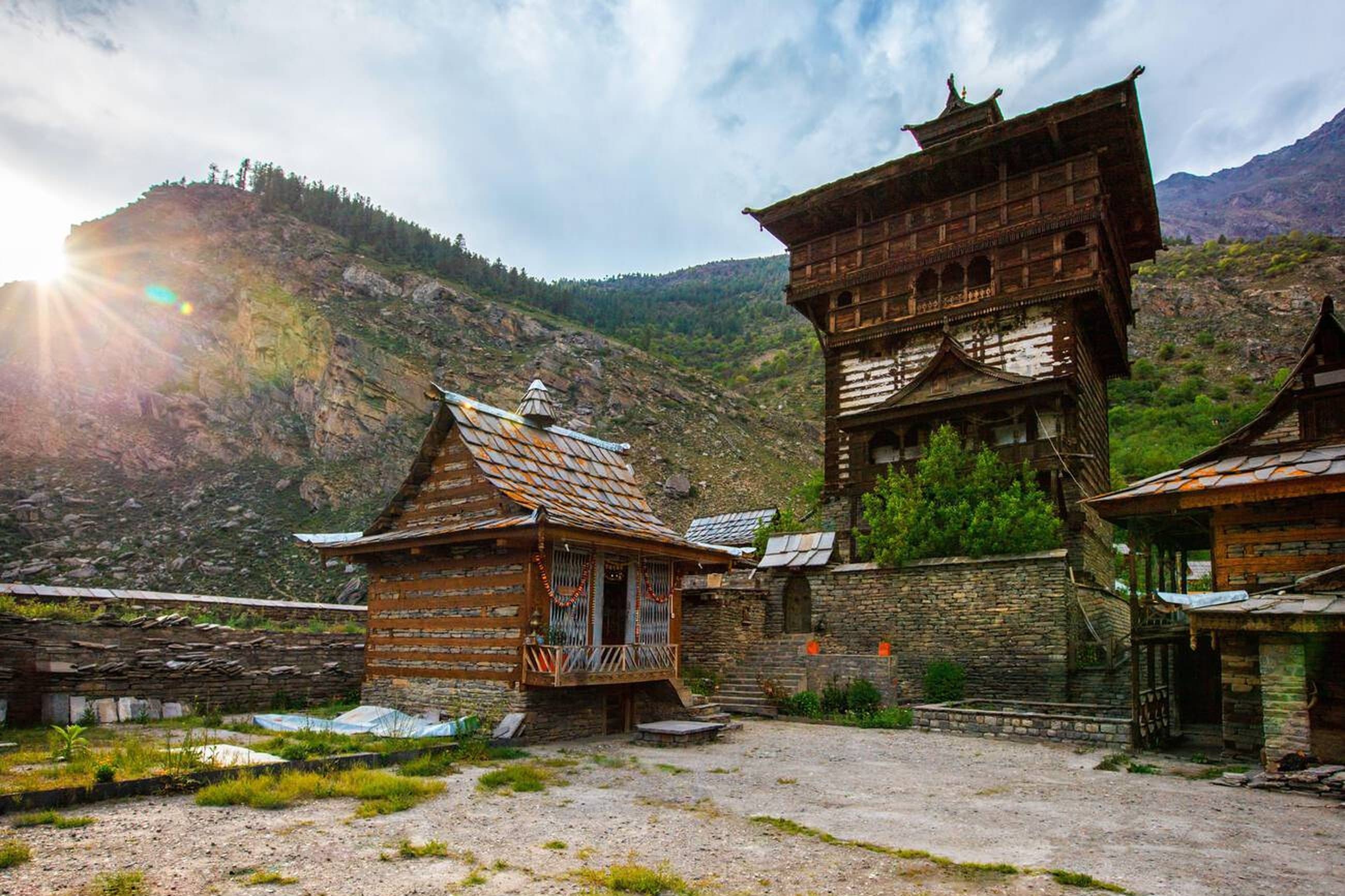 Alpine meadows with Himalayan backdrop