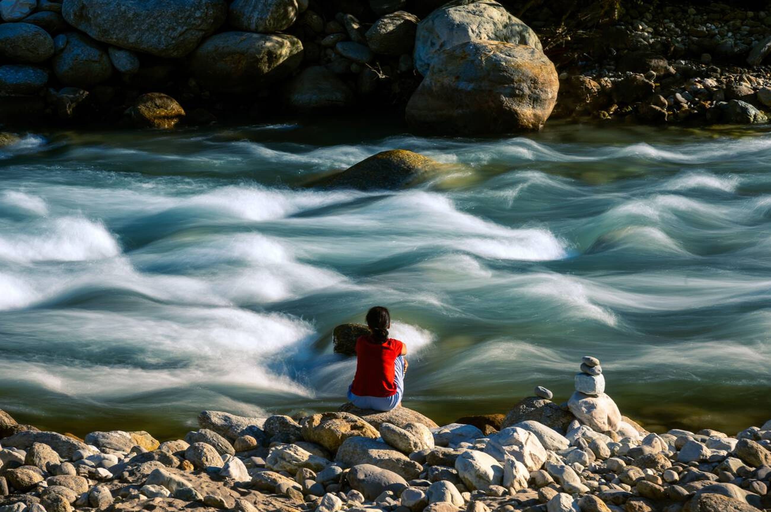 Alpine meadows with Himalayan backdrop