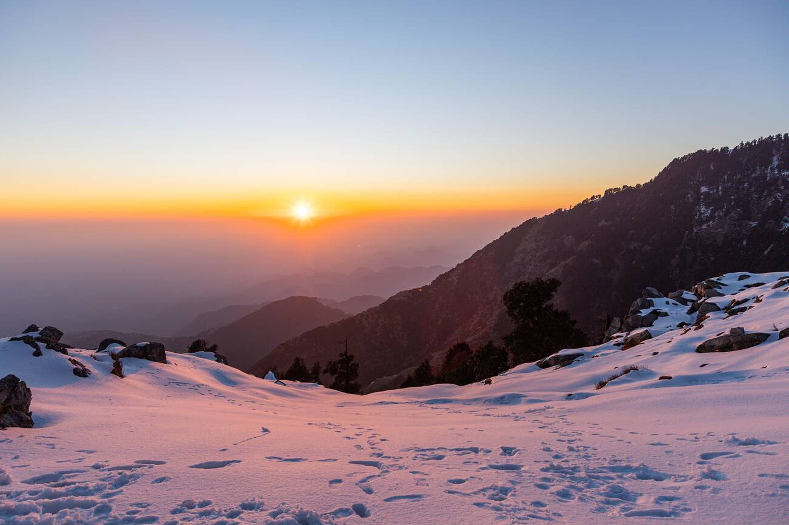 Alpine meadows with Himalayan backdrop