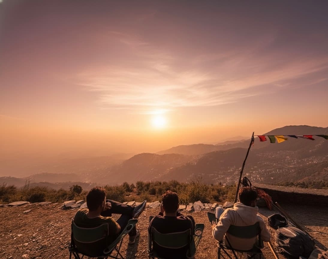 Alpine meadows with Himalayan backdrop
