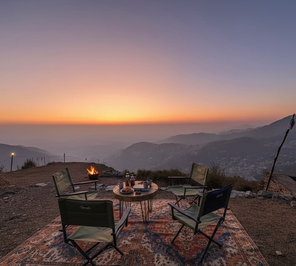 Alpine meadows with Himalayan backdrop