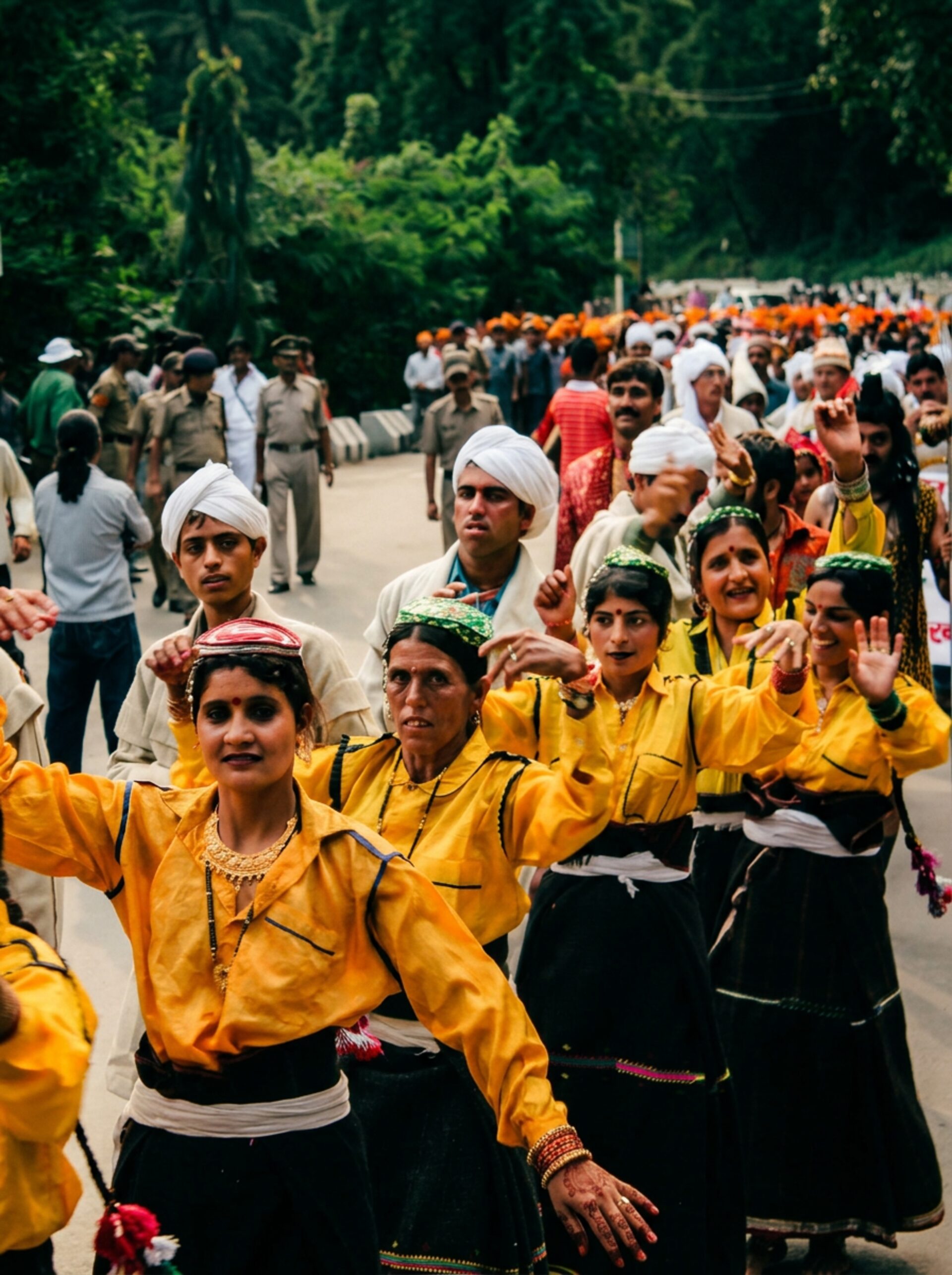 Festival-like movement in the Chamba Himalaya